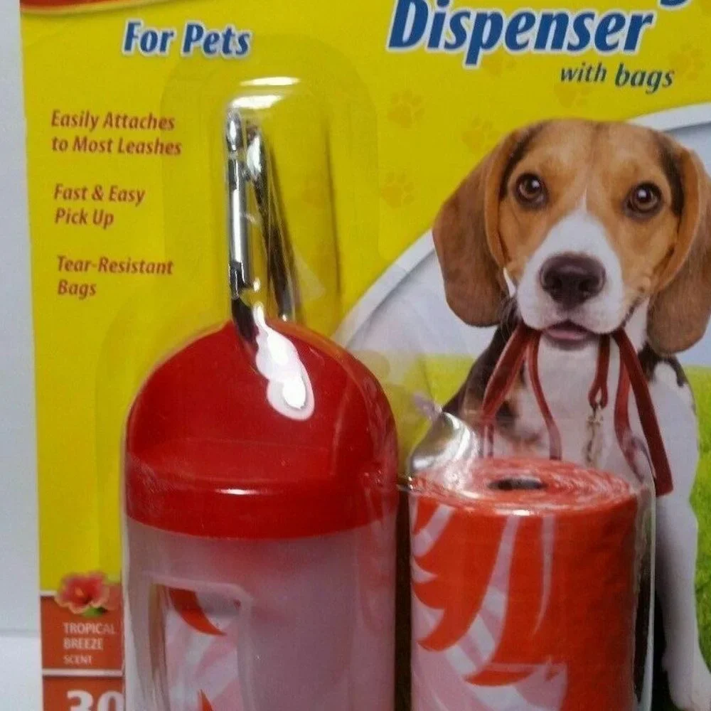 5 Glad for Pets Waste Bag Dispenser Tropical